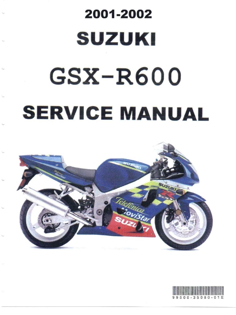 SUZUKI GSX-R600 サービスマニュアル　L1 Suzuki 2019 GSX-R 600 Service Manual