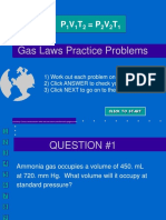 Practice Problems For The Gas Laws