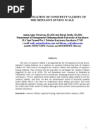 Download The Validity Issue of Impulsive Buying Scale by Anton Agus Setyawan SN4442701 doc pdf