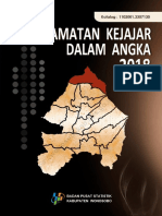 Kecamatan Kejajar Dalam Angka 2018