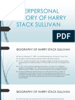 Harry Stack Sullivan's Interpersonal Theory