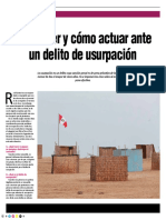 Delito de Usurpación - Autor José María Pacori Cari
