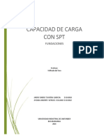 Capacidad de Carga SPT