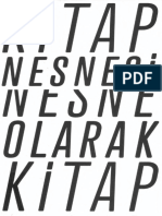 Kitap Nesnesi Nesne Olarak Kitap (CS)