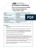 Assignment - NDSM II 2019 - Stage I PDF