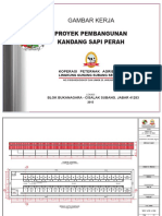 Gambar Kerja Kandang Sapi-Subang (Drh. Ferry)