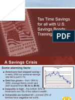 Low-Risk Tax-Time Savings For All With U.S. Savings Bonds: Training Presentation