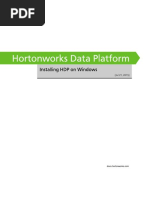 Hortonworks Data Platform Installing HDP On Windows