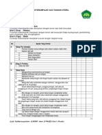 Checklist Cuci Tangan Steril