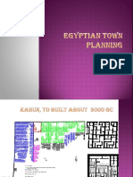 Egyptian Town Planning, Kahun, To Built About 3000 BC