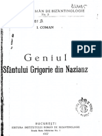 Geniul SF Grigorie de Nazianz