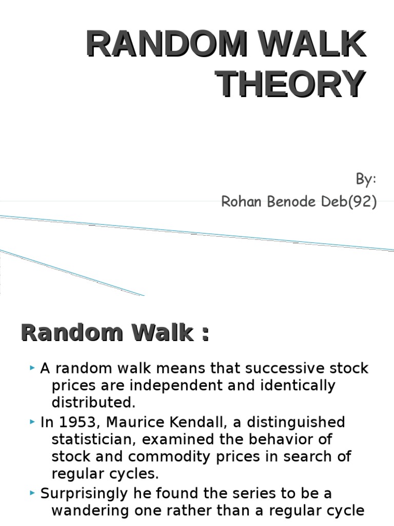 define random walk hypothesis