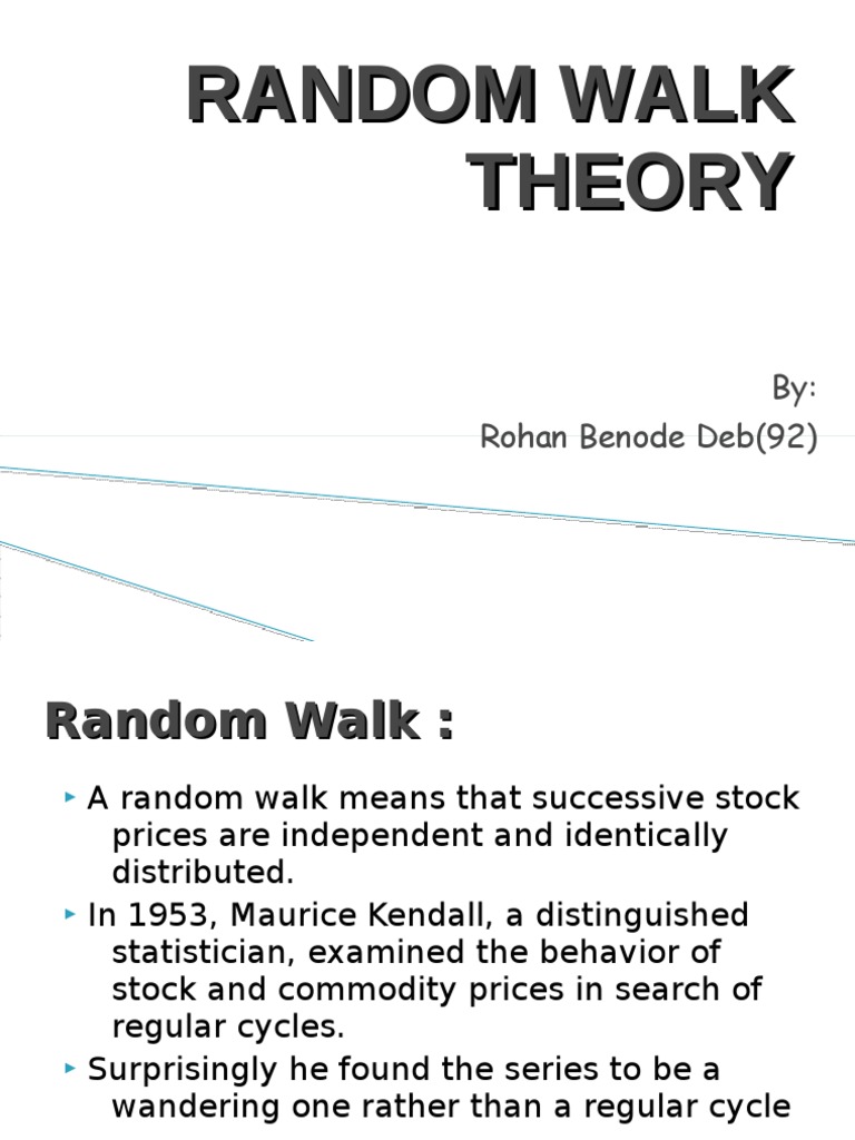 analysis of random walk hypothesis