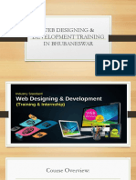 WEB DESIGNING & DEVELOPMENT TRAINING IN BHUBANESWAR