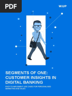 Segments of One Customer Insights in Digital Banking