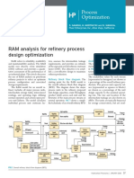 RAM Analysis For Refinery Process Design Optimization