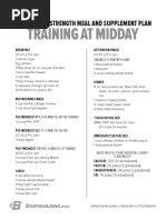 Shortcut To Strength Meal Plans Midday PDF