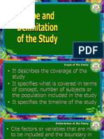 09 Scope and Delimitation of The Study