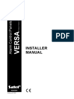 Satel Centrala Alarma Satel Versa - Manual Instalare