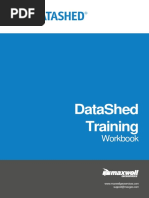 DataShed Administrator Workbook 2017