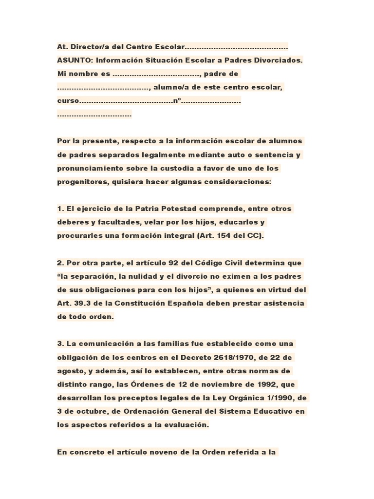 Documento Padres Separados | PDF | Instituciones sociales | Ciencias  sociales