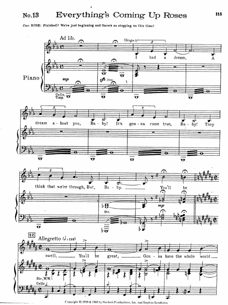 Everythings Coming Up Roses | PDF