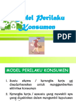 Model Perilaku Konsumen