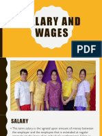 Salary and Wages