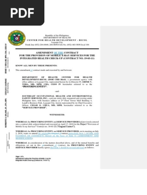 Amendment to Contract Mobile X-ray_SOHESSI(REVISED)