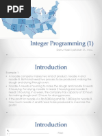 LP - Week 12, Integer Programming