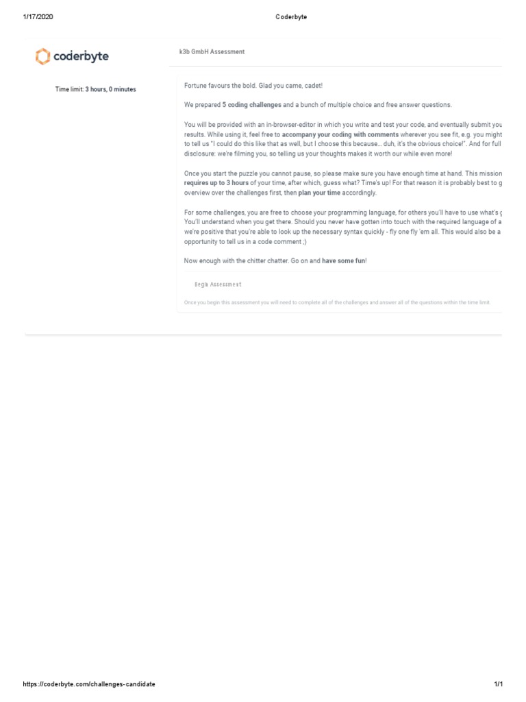 Coderbyte | PDF