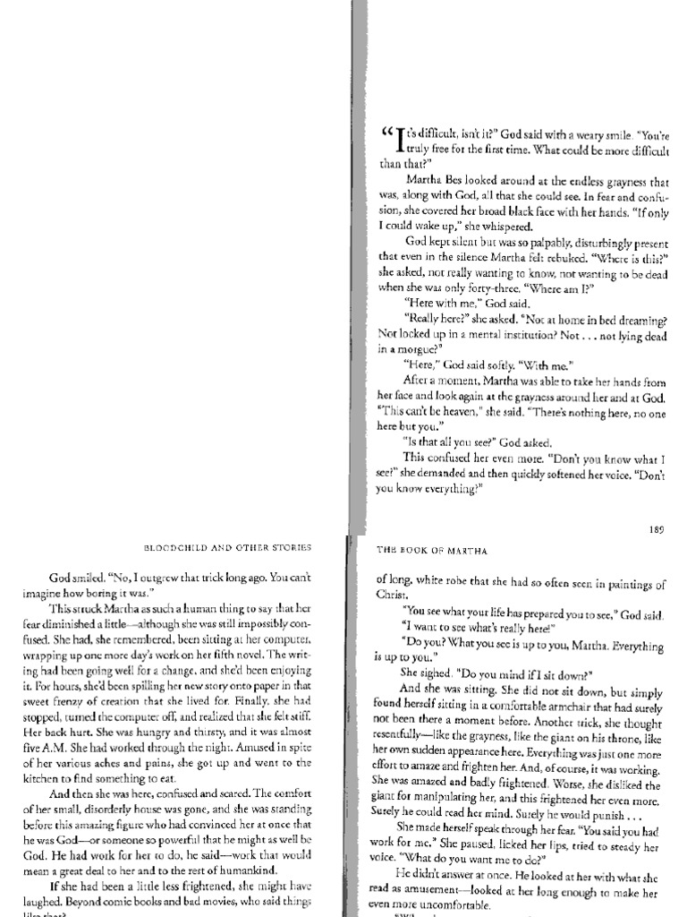 14 Butler - The Book of Martha PDF | PDF