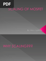 Scaling of Mosfet