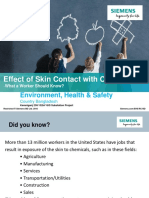 Effect of Skin Contact With Chemicals