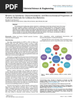 Review On Synthesis Characterizations and Electrochemical Properties of Cathode Materials For LIB PDF