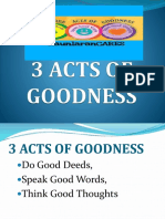 3 Acts of Goodness