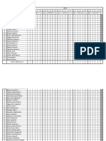 Attendance Sheet