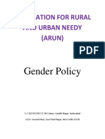 Gender Policy