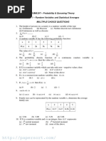 15ma207 Probability & Queueing Theory Maths 4th Semester Question Bank All Unit Question Paper 2017.v.srm - Ramapuram PDF