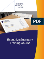Executive Secretary PA Training Course