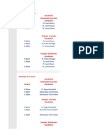 Calendario de Clases Naturopatia Asociado Teologia Asociado Bachillerato Enero Febrero 2020 