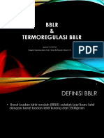 BBLR Dan Perawatan Termo 2019