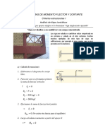 7-1-Diagramas de Momento Flector y Cortante Carga Puntual Viga en Voladizo