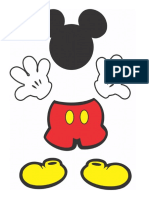 Cuerpo Mickey Mouse