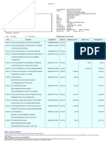 Account statement summary for MR T E HARISH KUMAR