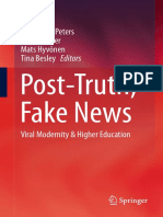 Michael A. Peters, Sharon Rider, Mats Hyvönen, Tina Besley - Post-Truth, Fake News - Viral Modernity & Higher Education-Springer (2018) PDF