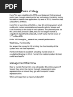 Ortho 500 Sales Strategy