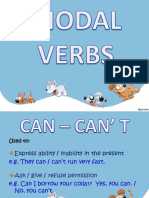 Modal Verbs Grammar Drills - 14575