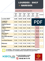 Horaires Bus Keolis Lourdes Bareges1819