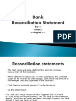 AFE3582 AFE3582 Lesson 5. Bank Reconciliation Statement